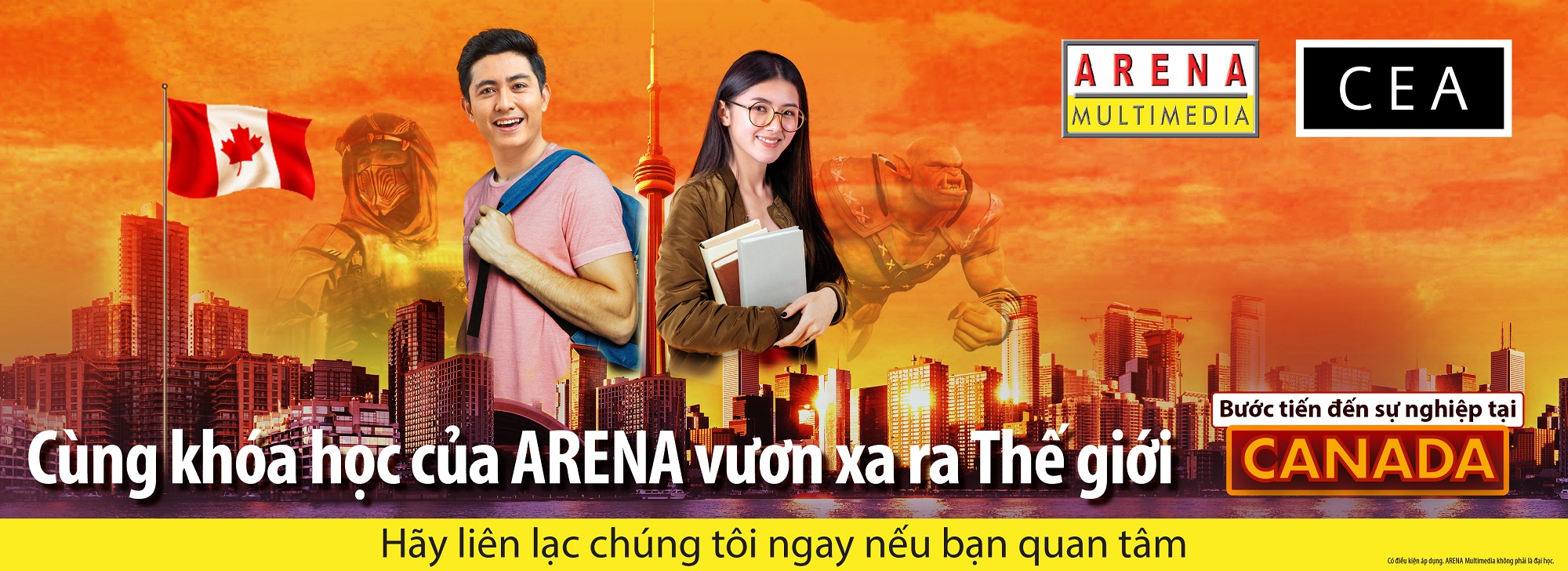 CÙNG ARENA VƯƠN XA RA THẾ GIỚI